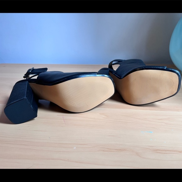 NWOT Steve Madden “talento” leather 4”chunky heel SIZE 6.5M - Picture 6 of 8